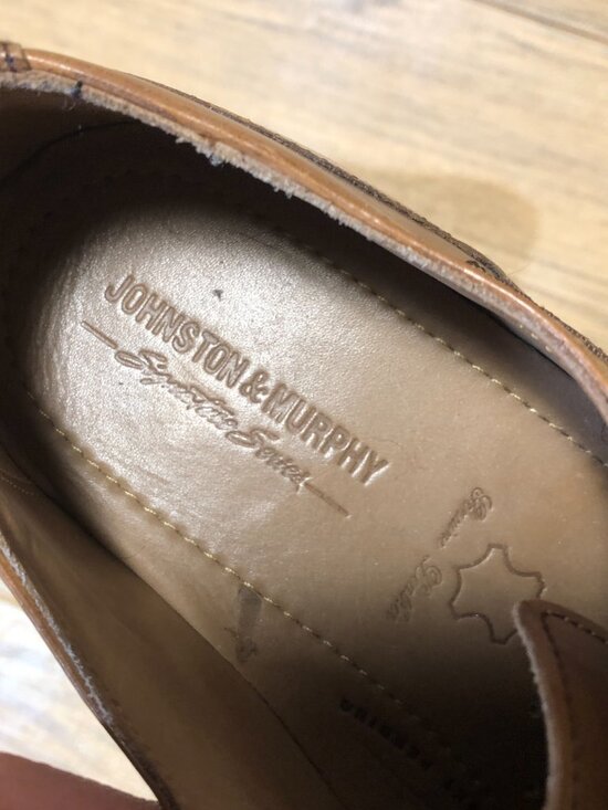 Johnston & Murphy men leather oxford shoes, size 11.5 main image 7